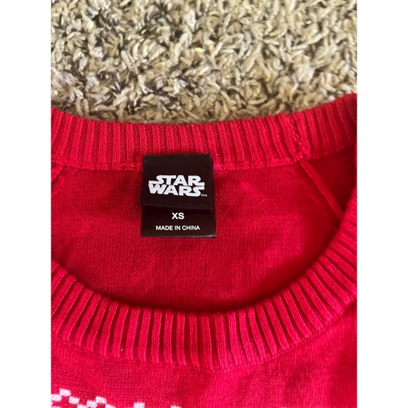 Star Wars Woman's R2D2 Red Ugly‎ Christmas Sweater Size XS - Picture 3 of 7